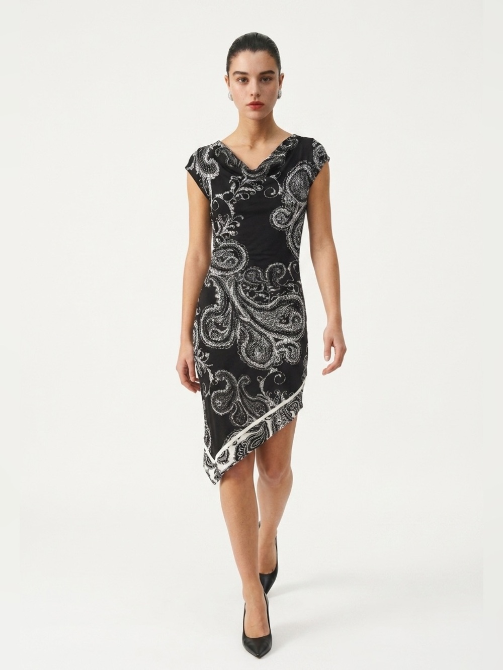 Le château ruched dress asymmetrical hemline